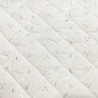 Quilted 112cm Wide Broderie Anglaise 3 Hole Fabric Bedding Quilting