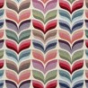 Tapestry Fabric Silhouette Leaves Geometric Leaf Upholstery Furniture 140cm Wide