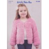 Wendy Wools Knitting Pattern P1305 Kids Jacket in Peter Pan Precious Chunky