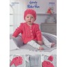 Wendy Wools Knitting Pattern PP010 Baby Cardigan Hat & Blanket in Peter Pan DK