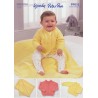 Wendy Wools Knitting Pattern PP015 Baby Cardigan & Blanket Knit in Peter Pan DK