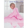 Wendy Wools Knitting Pattern PP029 Baby Blankets Knitted in Peter Pan 4Ply