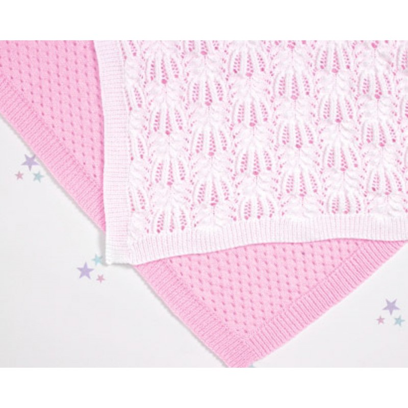 Wendy Wools Knitting Pattern PP029 Baby Blankets Knitted in Peter Pan 4Ply