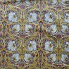 100% Cotton Pima Lawn Fabric Peter Horton Mirrored Tangled Vines Flower Leaves