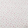 Polycotton Fabric Floating Tulips Flower Floral Garden Flowers Sandford Street