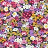 100% Cotton Poplin Fabric Liberty Bell Bunched Floral Flowers Vintage