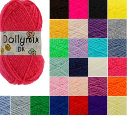 King Cole Dollymix DK Knitting Yarn 25g Acrylic Crochet