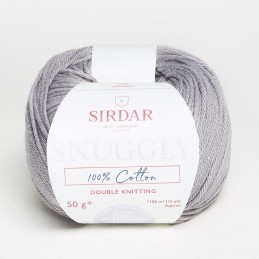 Sirdar Snuggly 100% Cotton Double Knitting Baby Knit DK Yarn Craft Wool 50g Ball Rhino