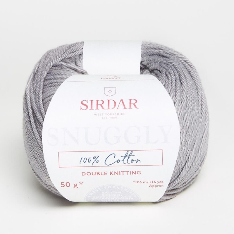 Sirdar Snuggly 100% Cotton Double Knitting Baby Knit DK Yarn Craft Wool 50g Ball