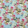 SALE Bubble Crepe Fabric Wonder Flower Floral Print 150cm Wide