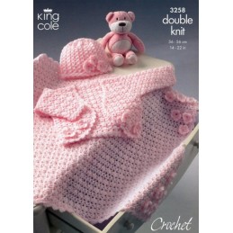 King Cole Crochet Pattern 3258