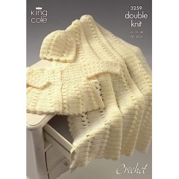 King Cole Crochet Pattern 3259