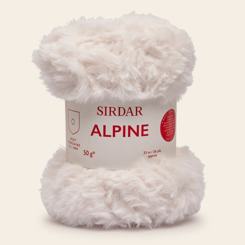 Sirdar Alpine Luxe Fur Effect Knitting Yarn Knit Craft 50g Ball