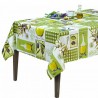 PVC Vinyl Tablecloth Olive Oil Olives Wipe Clean Easy 140cm Wide