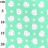 Flash Sale Polycotton Fabric Purrfect Cats Kittens Floral Daisies