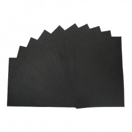 Black Felt Sheets 100% Polyester A4 23cm x 29.7cm