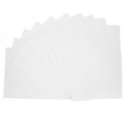 White Felt Sheets 100% Polyester A4 23cm x 29.7cm
