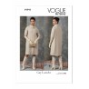 Vogue Patterns V1911 Misses' Coat Loose-Fit By Guy Laroche Below Mid-Knee Length
