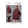 Vogue Patterns V1912 Misses' Loose-Fit Pull-On Top And Shorts By Rachel Comey