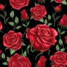 100% Cotton Fabric Nutex Flower Market Floral Roses Jesmond View