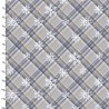 100% Cotton Fabric 3 Wishes Christmas Snowflake Plaid Checked Sparkles Gingham
