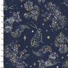 100% Cotton Fabric 3 Wishes Christmas Animals Floral Silhouette Stars Wildlife