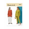 Butterick Sewing Pattern B6932 Misses’ Loose-Fit Long Sleeve Top and Trousers