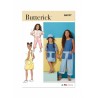 Butterick Sewing Pattern B6937 Children's and Girls' Dress, Romper and Hat Set