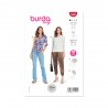 Burda Style Sewing Pattern 5900 Misses' Figure Fitting Top With Two Variations