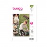 Burda Style Sewing Pattern 5909 Garden Accessories Apron Kneeler Tote Bag