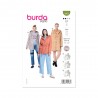 Burda Style Sewing Pattern 5923 Misses' Hip Or Knee Length Hooded Parka Jackets