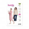 Burda Style Sewing Pattern 5934 Misses' Semi-Fitted Tunic V-Neck Dress and Top