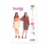 Burda Style Sewing Pattern 5936 Misses' Slim Fitted Lined Skirt Back Vents