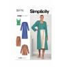 Simplicity Sewing Pattern S9716 Misses' Co-ordinate Knit Top, Cardigan and Skirt