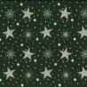 100% Cotton Rose and Hubble Christmas Star Snowflake Xmas Festive 135cm Wide