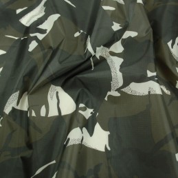  Arctic Camo, Ripstop Fabric Army Military Camouflage