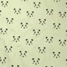 SALE Panda Faces Cute Animal Cotton Spandex Jersey Fabric (Megan Blue)