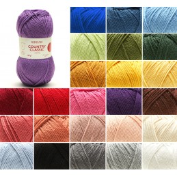 Sirdar 100g Country Classic Worsted Knitting Crochet Yarn Ball Wool