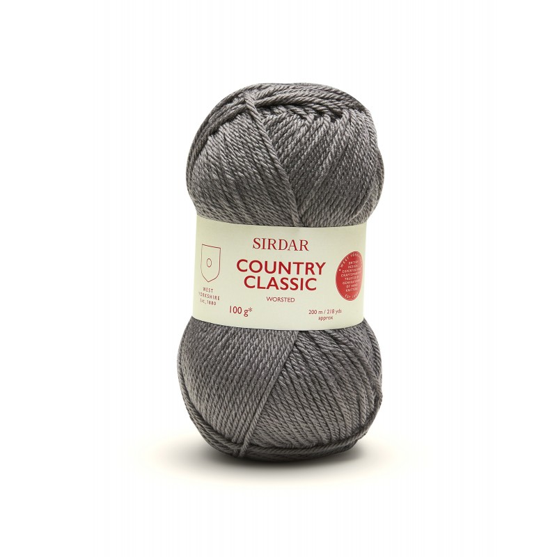 Sirdar 100g Country Classic Worsted Knitting Crochet Yarn Ball Wool