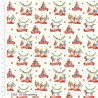 100% Cotton Fabric Hoppy Christmas Decorating Xmas Trees Peter Rabbit Festive