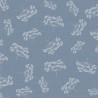 100% Cotton Fabric Nutex Woodland Cow Parsley Wild Flowers Scattered Floral