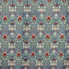 100% Cotton Digital Fabric William Morris Flower Floral Snakeshead 112cm Wide