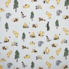 100% Cotton Digital Fabric Winnie and Friends Winnie The Pooh Piglet 112cm Wide