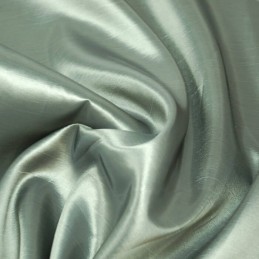 Silver Taffeta Fabric Silk & Satin Look Crisp Feel and a Metallic Sheen Prom, Bridal, Wedding Dress