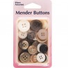 Hemline 40 x Mixed Menders Spare Buttons Coat, Jacket & Suits
