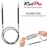 KnitPro 40cm Karbonz Fixed Circular Knitting Needles