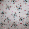 Digitally Printed Cotton Jersey Fabric Floral Butterflies Butterfly Flower