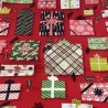 (REMNANT) 100% Cotton Fabric Clothworks Christmas Presents 100cm x 112cm