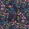 (REMNANT) 100% Cotton Poplin Fabric Rose & Hubble Floral 110cm x 112cm