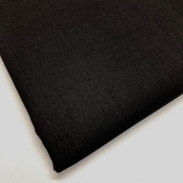 Lifestyle 100% Cotton Fabric Plain Coloured Solid 150cms Wide 135gsm Black